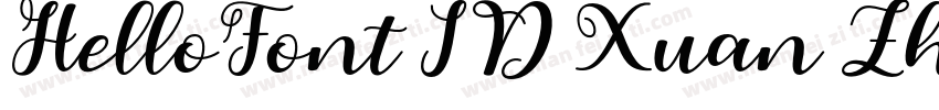 HelloFont ID Xuan Zh字体转换